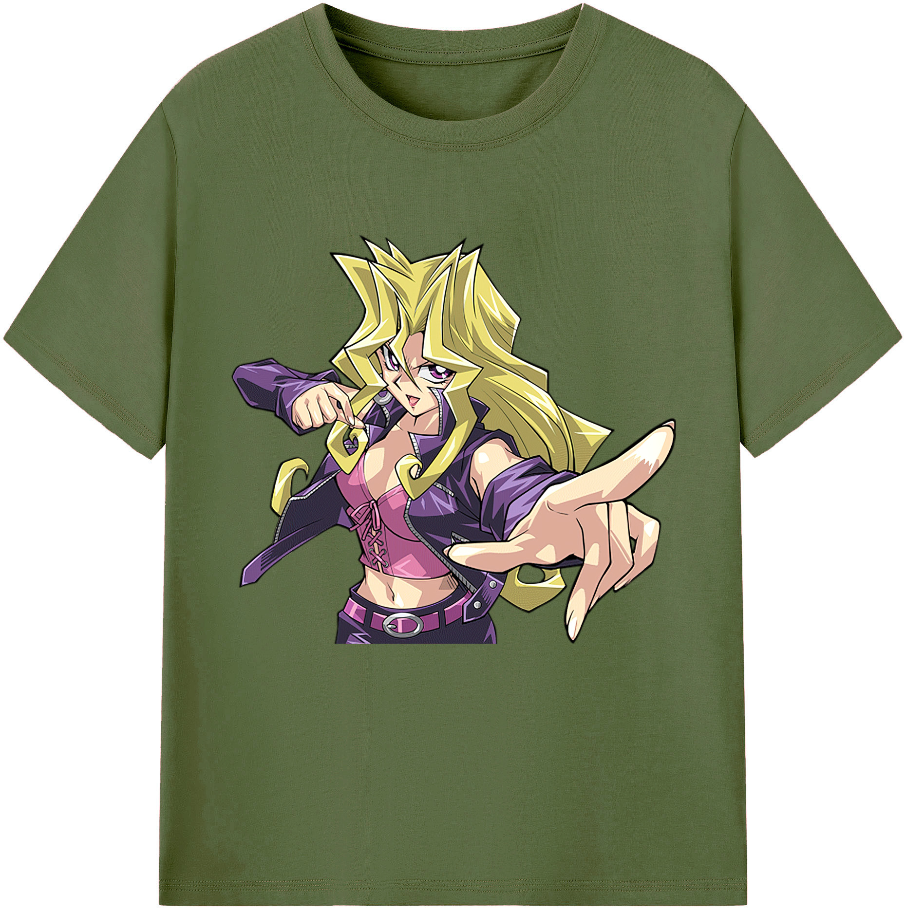 （画像用） 遊☆戯☆王 Yu-Gi-Oh! 綿100％半袖Tシャツ（フロントプリント）